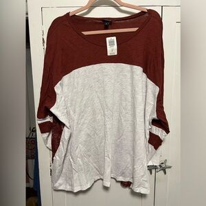 TORRID NWT BASEBALL TYPE JERSEY
